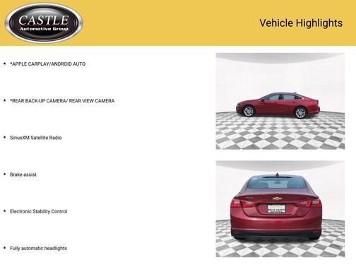 Cajun Red Tintcoat 2018 Chevrolet Malibu LT