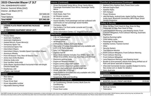 2023 Chevrolet Blazer 2LT