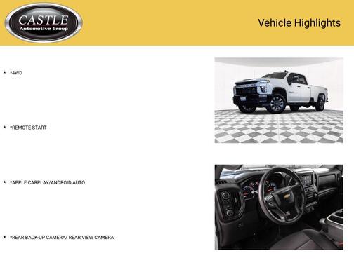 Summit White 2021 Chevrolet Silverado 2500 Custom