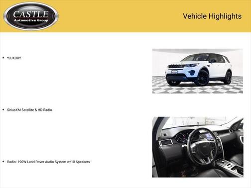 2018 Land Rover Discovery Sport SE