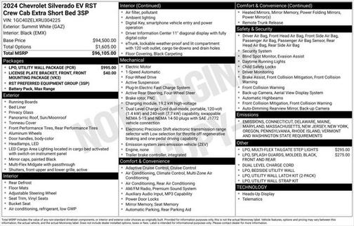 2024 Chevrolet Silverado EV First-Edition RST 4WD