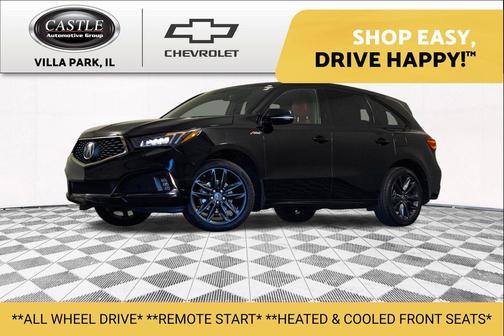 Majestic Black Pearl 2020 Acura MDX 3.5L Technology & A-Spec Pkgs