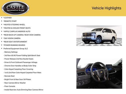 2024 Chevrolet Tahoe 4WD High Country