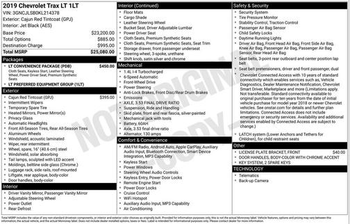 2019 Chevrolet Trax LT