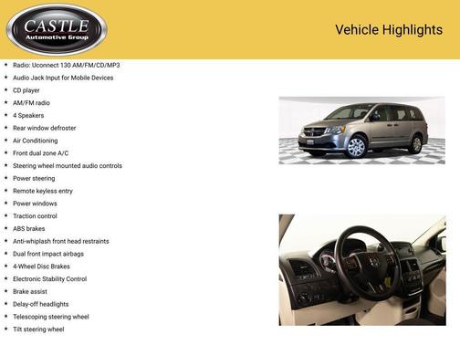 2014 Dodge Grand Caravan AVP/SE