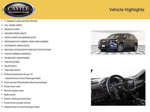 2023 Chevrolet Traverse LT Cloth