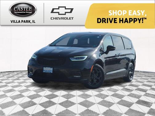 Brilliant Black Crystal Pearlcoat 2022 Chrysler Pacifica Hybrid Touring L