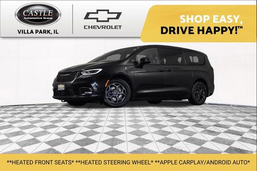 Brilliant Black Crystal Pearlcoat 2022 Chrysler Pacifica Hybrid Touring L