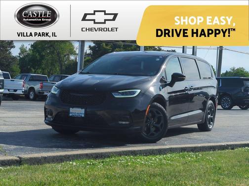Brilliant Black Crystal Pearlcoat 2022 Chrysler Pacifica Hybrid Touring L