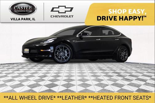 Solid Black 2018 Tesla Model 3 Long Range