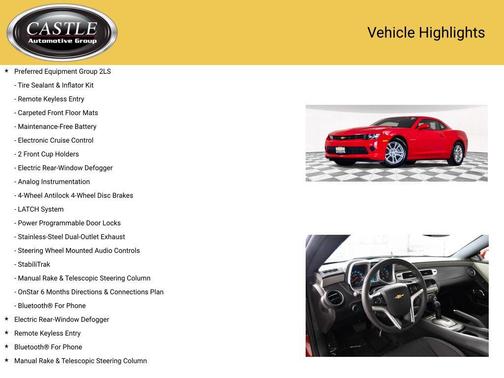 2015 Chevrolet Camaro 2LS