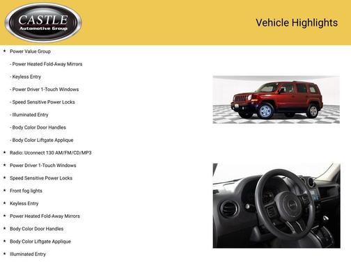 2015 Jeep Patriot Sport