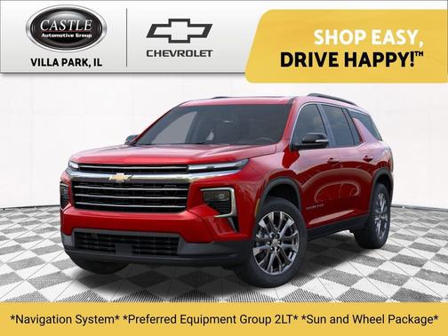 Radiant Red Tintcoat 2026 Chevrolet Traverse LT