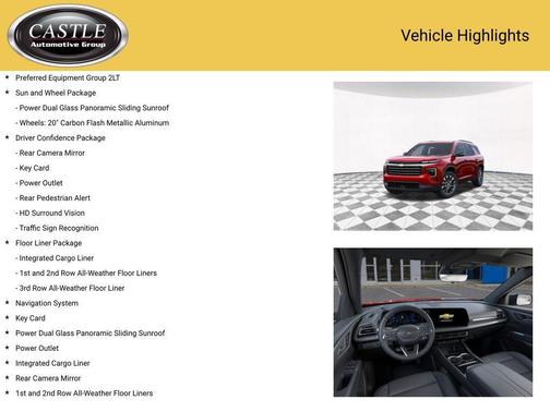 Radiant Red Tintcoat 2026 Chevrolet Traverse LT