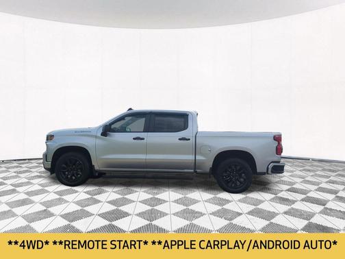 Silver Ice Metallic 2019 Chevrolet Silverado 1500 Custom