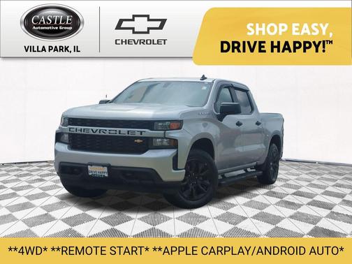 Silver Ice Metallic 2019 Chevrolet Silverado 1500 Custom