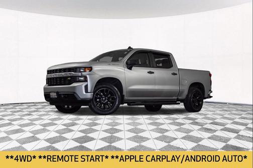 Silver Ice Metallic 2019 Chevrolet Silverado 1500 Custom
