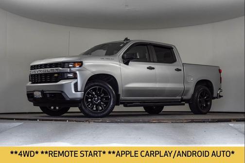 Silver Ice Metallic 2019 Chevrolet Silverado 1500 Custom