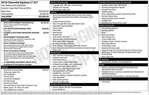 2018 Chevrolet Equinox LT