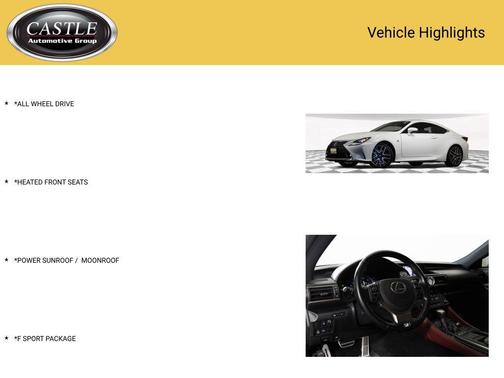 2016 Lexus RC 350 Base