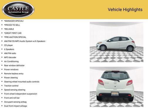 2013 Mazda Mazda2 Touring