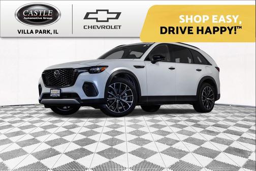 Rhodium White Premium 2025 Mazda CX-70 PHEV Premium Plus Package
