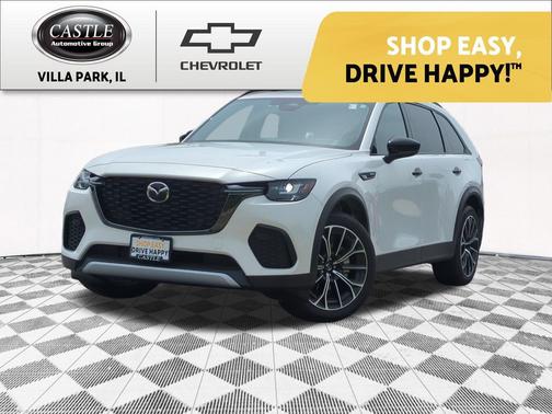 Rhodium White Premium 2025 Mazda CX-70 PHEV Premium Plus Package
