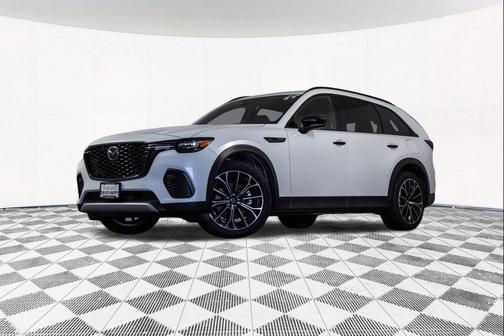Rhodium White Premium 2025 Mazda CX-70 PHEV Premium Plus Package