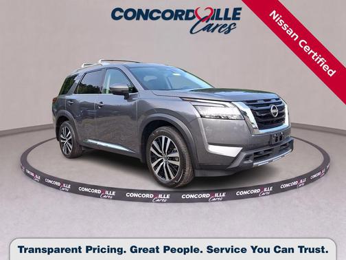 Gun Metallic 2023 Nissan Pathfinder Platinum 4WD