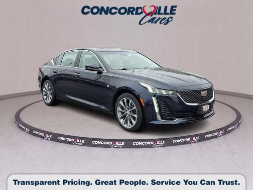 Blue Metallic 2021 Cadillac CT5 Premium Luxury RWD