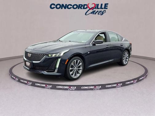 Blue Metallic 2021 Cadillac CT5 Premium Luxury RWD