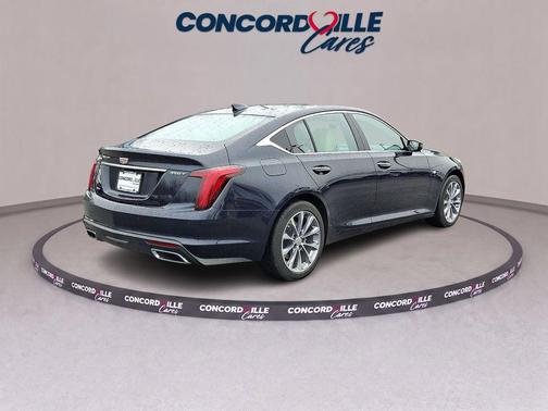 Blue Metallic 2021 Cadillac CT5 Premium Luxury RWD