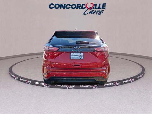 Red Metallic 2022 Ford Edge ST Line