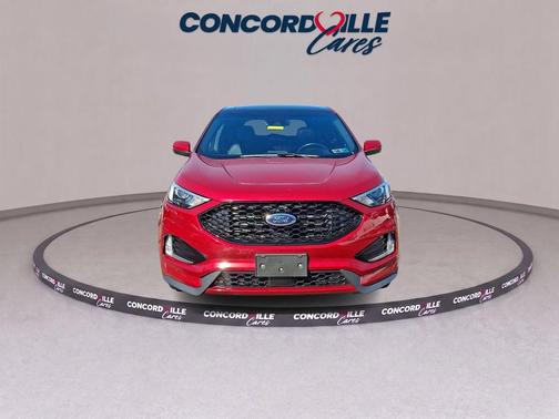 Red Metallic 2022 Ford Edge ST Line