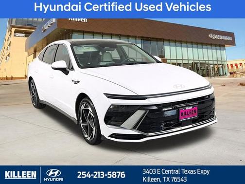 White 2025 Hyundai SONATA SEL Convenience