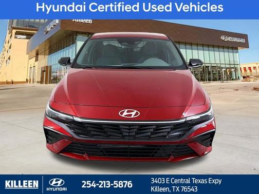 Red 2025 Hyundai ELANTRA SEL Sport
