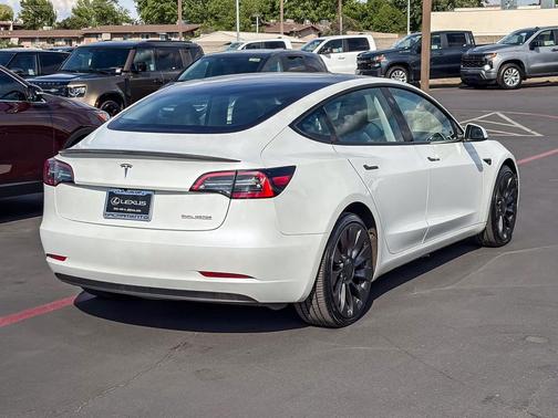 Pearl White Multi-Coat 2023 Tesla Model 3 Performance