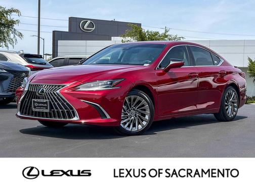 Matador Red Mica 2024 Lexus ES 300h Luxury