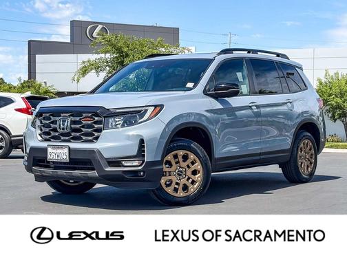 Sonic Gray Pearl 2023 Honda Passport AWD TrailSport