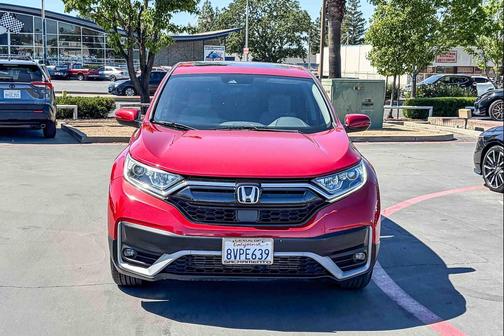 Radiant Red Metallic 2021 Honda CR-V 2WD EX