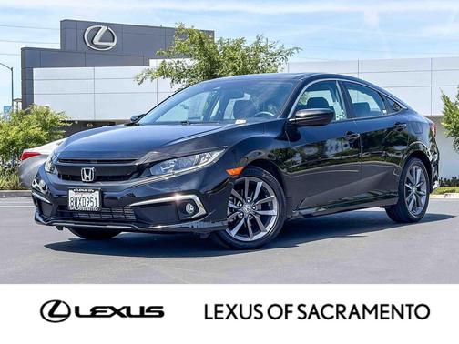 Crystal Black Pearl 2021 Honda Civic EX