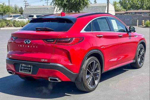 Dynamic Sunstone Red 2022 INFINITI QX55 SENSORY