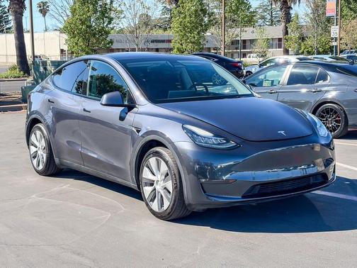 Gray 2021 Tesla Model Y Long Range Dual Motor All-Wheel Drive