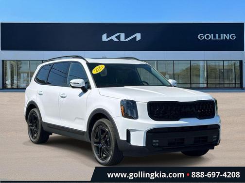Glacial White Pearl 2025 Kia Telluride SX X-Line