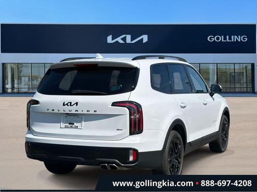 Glacial White Pearl 2025 Kia Telluride SX X-Line