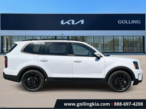 Glacial White Pearl 2025 Kia Telluride SX X-Line