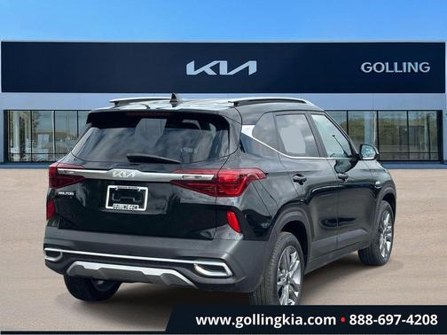 Cherry Black 2023 Kia Seltos S