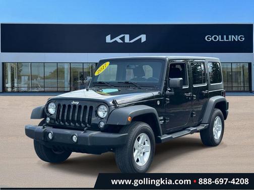 Black Clearcoat 2017 Jeep Wrangler Unlimited Sport