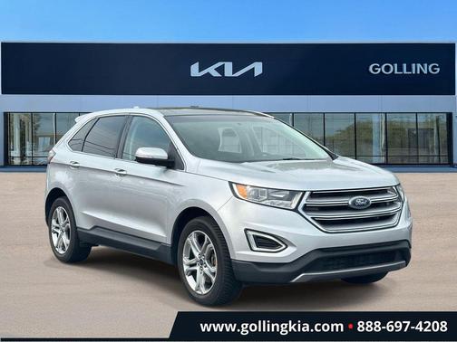 Ingot Silver Metallic 2017 Ford Edge Titanium