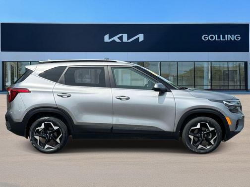 Steel Gray 2024 Kia Seltos EX